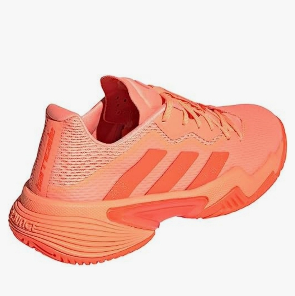 adidas Coral Orange Women's Tennis Shoe - Picture 5 of 8
